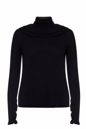Ribbed turtleneck with ruffles, zdjęcie 1 Ribbed turtleneck with ruffles od Chloe